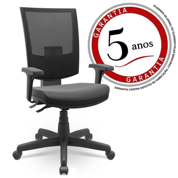 Cadeira de Escritório Diretor TELA FLASH Back System  PLAXMETAL  35626 Atenção Entrega só em Goiânia